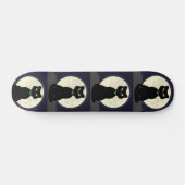ZWARTE CAT-MOONLIGHT-SKATEBOARDEN PERSOONLIJK SKATEBOARD (Horizontaal)