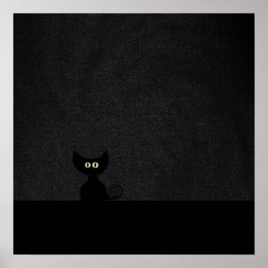 ZWARTE CAT POSTER (Voorkant)