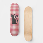 ZWARTE CAT-SKATEBOARDEN PERSOONLIJK SKATEBOARD (Voorkant)
