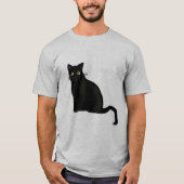 Zwarte CAT T-Shirt (Voorkant)