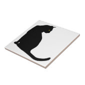 ZWARTE CAT TEGELTJE (Zijkant)