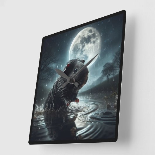 Zwarte Cavia klok (Hoek)