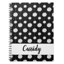 Zwarte Cheerleader Pom Pom Pattern