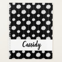 Zwarte Cheerleader Pom Pom Pattern