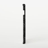 Zwarte Cheetah Leopard Skin Print Pattern Samsung Galaxy Hoesje (Rechterkant)