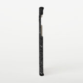 Zwarte Cheetah Leopard Skin Print Pattern Samsung Galaxy Hoesje (Linkerkant)