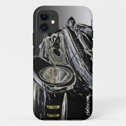 Zwarte Chevrolet uit '57 door Clintpix Case-Mate iPhone Case (Achterkant)