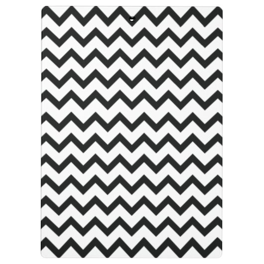 Zwarte Chevron Red Apple-leraar klembord (Achterkant)