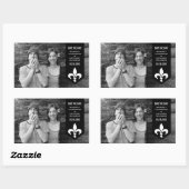 Zwarte Chic Flourish Banner sparen de Stickers van (Vel)