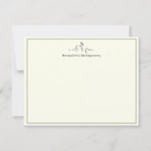 Zwarte Chic Paardenbloem Briefkaart (Voorkant)