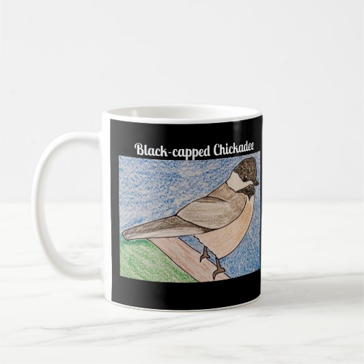 Zwarte Chickadee Black Koffiemok (Links)