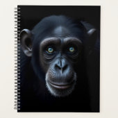 zwarte chimpanseeaap planner (Voorkant)