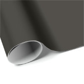 Zwarte Chocolade Effen Kleur Cadeaupapier (Rol Hoek)