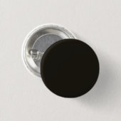 Zwarte chocolade (effen kleur) ronde button 3,2 cm (Voorkant /achterkant)