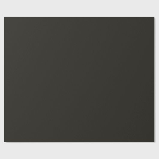 Zwarte chocolade vaste kleur cadeaupapier (Vlak)