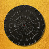 Zwarte chocolade vaste kleur dartbord