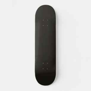Zwarte chocolade (vaste kleur) persoonlijk skateboard