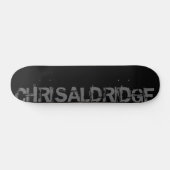 ZWARTE CHRISALDRIDGE PERSOONLIJK SKATEBOARD (Horizontaal)