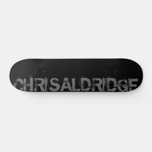 ZWARTE CHRISALDRIDGE PERSOONLIJK SKATEBOARD (Horizontaal)