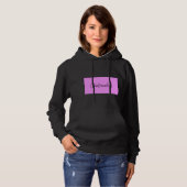 Zwarte christelijke hoodie (Voorkant volledig)