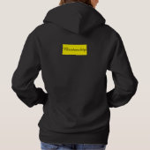 Zwarte christelijke hoodie (Achterkant)