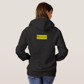 Zwarte christelijke hoodie (Achterkant volledig)