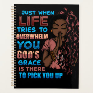 zwarte christelijke vrouw Afrikaanse melanine zus  Planner