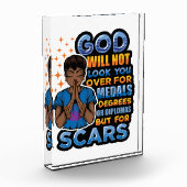 Zwarte Christelijke Vrouwen Melanin Queen Bidden t Fotoblokken (Links)