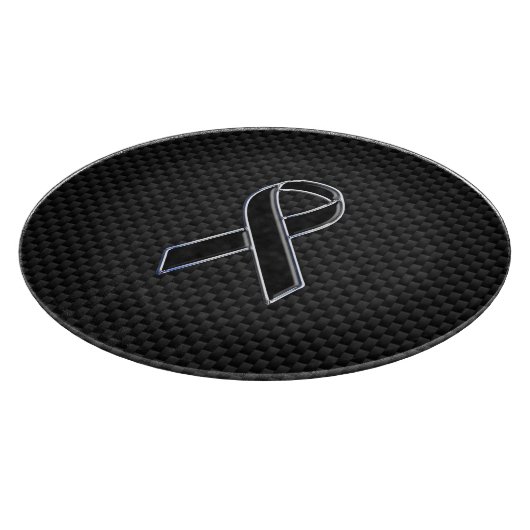 Zwarte chroomstijl, lintbewustzijn koolstofvezel snijplank (Hoek)