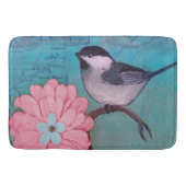 Zwarte cichorei Bath Mat (Voorkant)