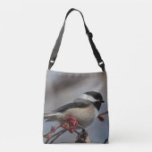 Zwarte cichorei crossbody tas (Achterkant)