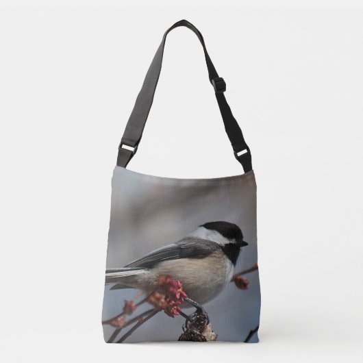 Zwarte cichorei crossbody tas (Voorkant)