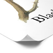 Zwarte cichorei, John Audubon Poster (Hoek)