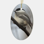 Zwarte cichorei keramisch ornament (Links)