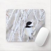 zwarte cichorei mousepad muismat (Met muis)