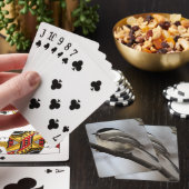 Zwarte cichorei pokerkaarten (Insitu)