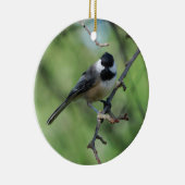 Zwarte-cichorei-sierbloem Keramisch Ornament (Rechts)