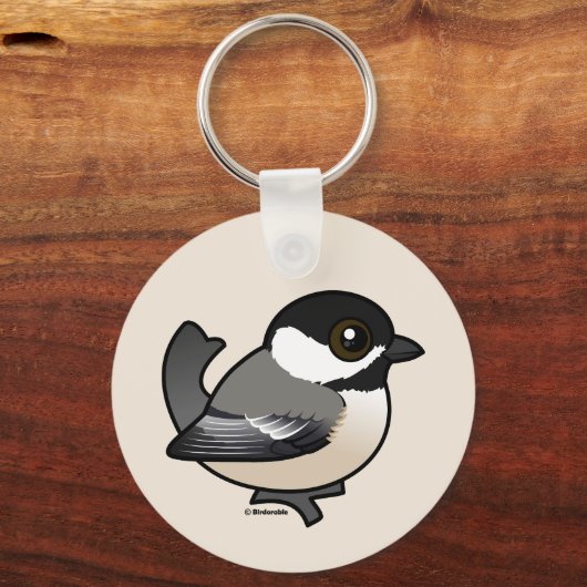 Zwarte cichorei sleutelhanger (Achterkant)