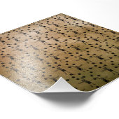  zwarte Circus Strongman Carnival Verstoord Foto Afdruk (Hoek)