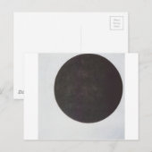 Zwarte cirkel door Kazimir Malevich Briefkaart (Voorkant / Achterkant)