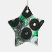 zwarte cirkel mysterie en donker keramisch ornament (Rechts)