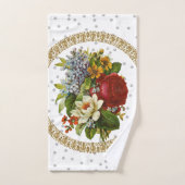 Zwarte Cirkel Victoriaans Bathroom-handdoeksets Bad Handdoek (Handdoek)