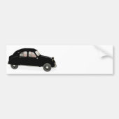 Zwarte Citroen 2CV Bumpersticker (Voorkant)