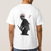 Zwarte Clover Anime T-Shirt (Achterkant)