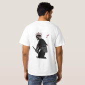 Zwarte Clover Anime T-Shirt (Achterkant volledig)