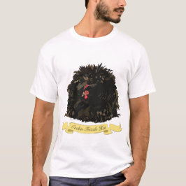 Zwarte cochin Frizzle Chicken T-shirt