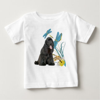 Zwarte Cocker Spaniel en Blauwe Dragonflies