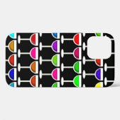 zwarte cocktails Case-Mate iPhone case (Achterkant (horizontaal))