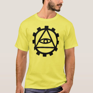 Zwarte cog t-shirt