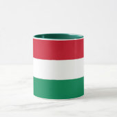 Zwarte Combo Mok met Hongaarse vlag (Midden)